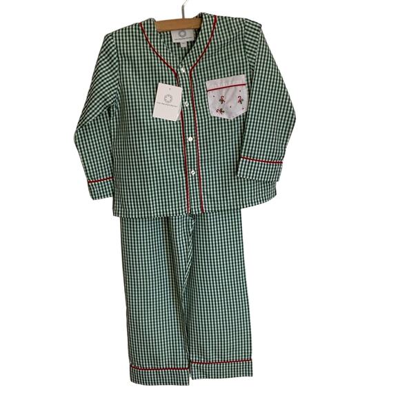 NWT The Proper Peony Candy Cane Lounge Set size 4T‎ - Picture 1 of 3